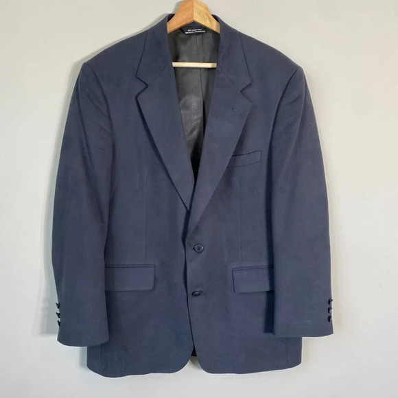 Halls Kansas City Sport Coat Dinner Jacket Blazer Men's Size 40R Gray Career - Picture 5 of 16